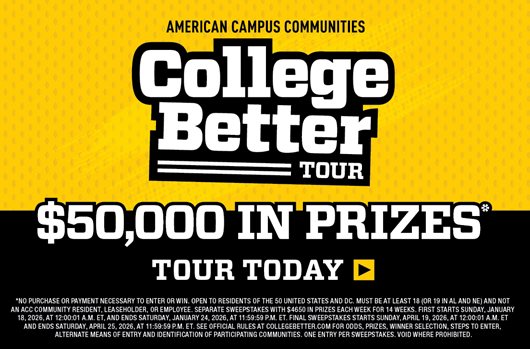 College Better 26. $50,000 in prizes. Learn more!