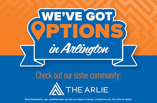 We've got options in Arlington. Check out our sister community: The Arlie