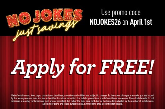 No Jokes Flash Sale Use promo code NOJOKES26 4/1/26 Apply for FREE