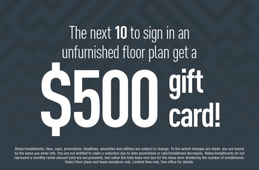 $500 Gift Card Special