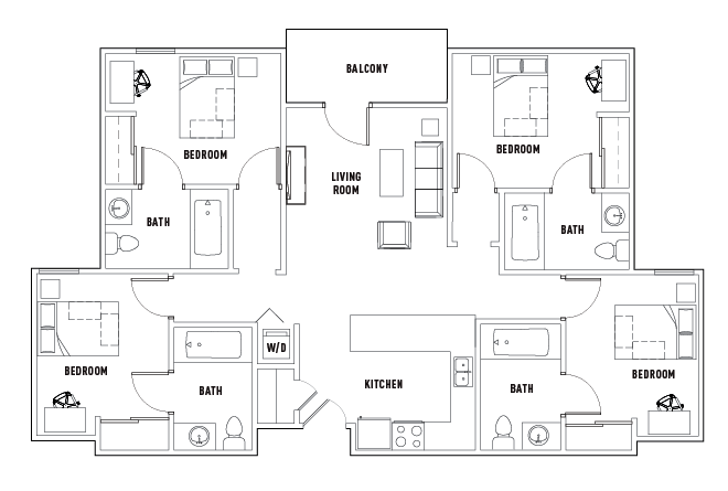 4 Bed - 4 Bath