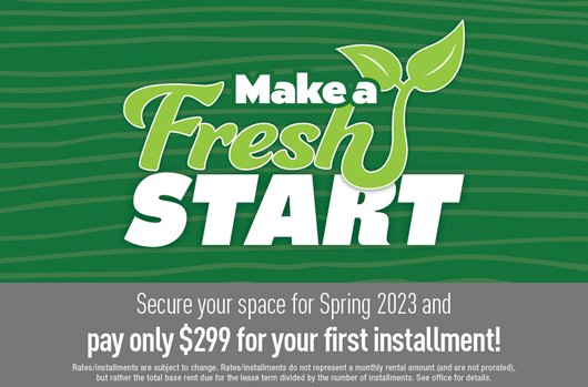 Secure your space for Spring 2023 and pay only $299 for your first installment