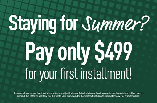Summer Spaces Available!