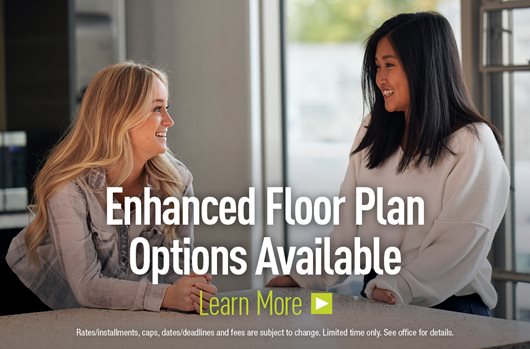 Enhanced Floor Plan Options Available. Learn more >