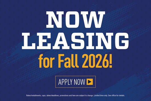 Now leasing for Fall 2026! Apply Now> 