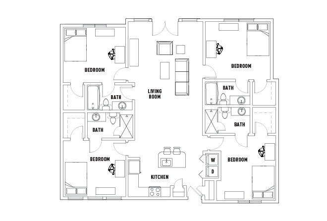 Texan: 4 Bed - 4 Bath