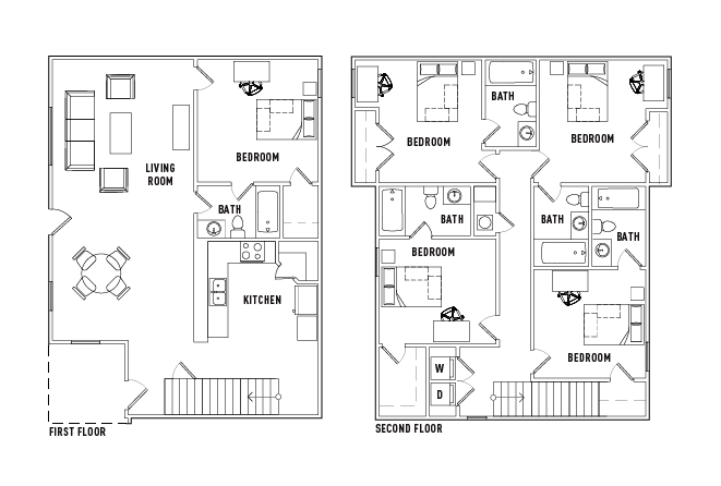 5 Bed - 5 Bath Courtyard