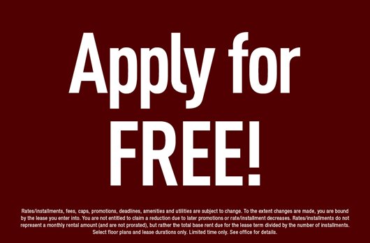 Apply for FREE