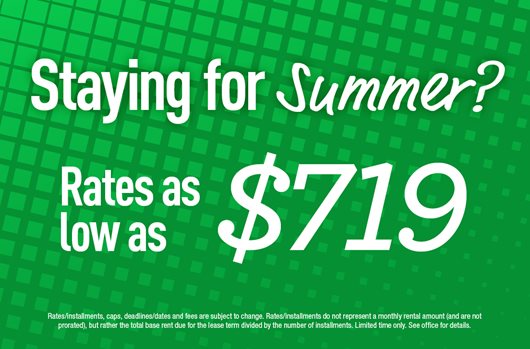 Staying for summer?