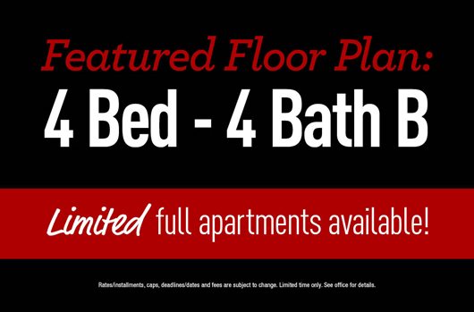 Featured Floor Plan - 4 Bed 4 Bath B