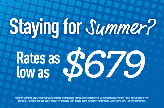 Staying for summer?