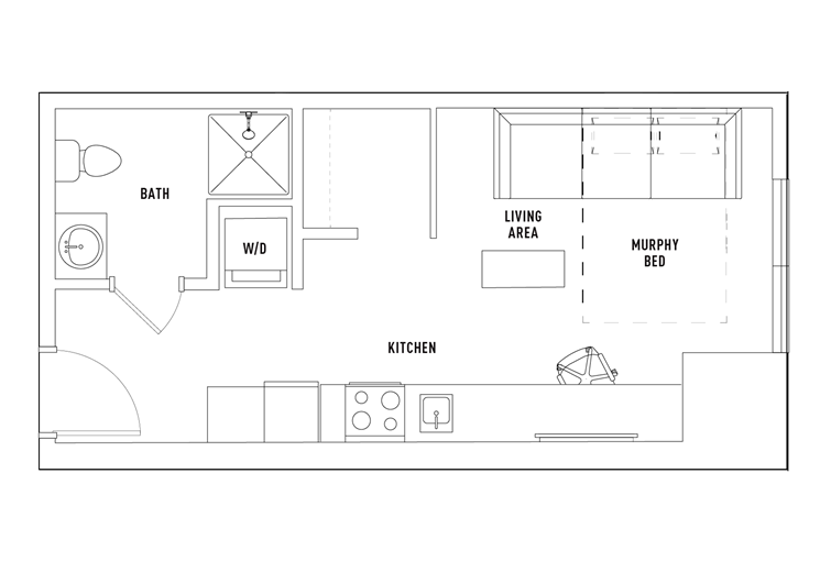 Efficiency A Floor Plans The Jack Student Housing Flagstaff Az Student Housing Flagstaff Az