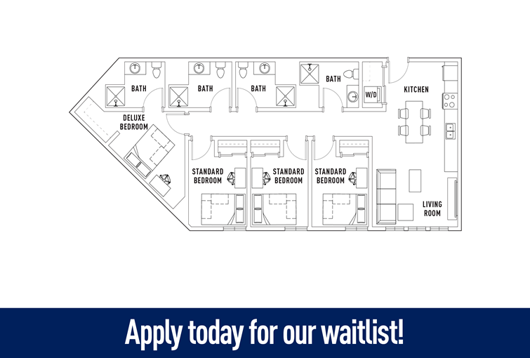 Floor Plans The Jack NAU Student Apartments