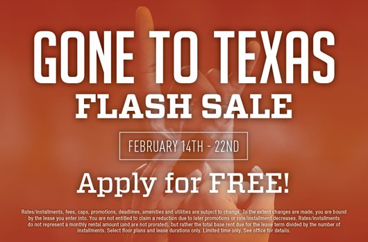 Gone to Texas Flash Sale