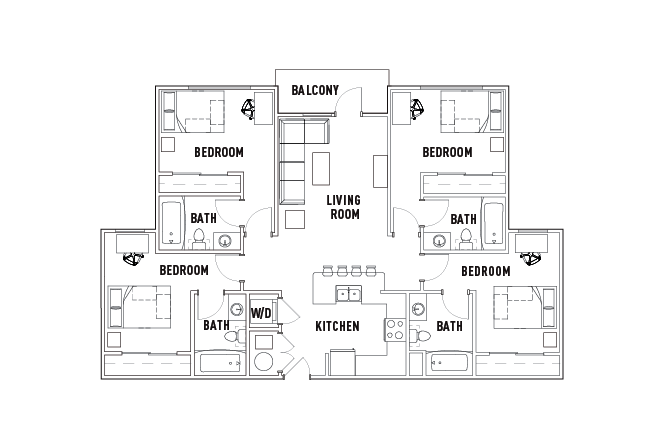 4 Bed - 4 Bath A
