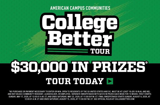 College Better Tour - $30,000 in prizes
