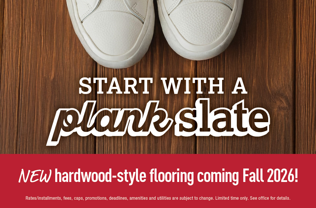 New hardwood style flooring coming 2026