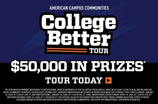 College Better Tour '26. $50,000 in prizes. Learn more!