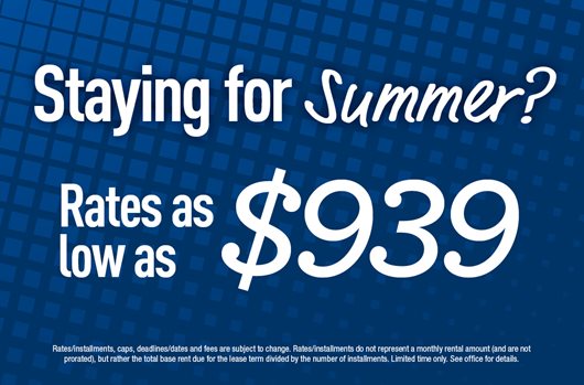 Staying for summer?