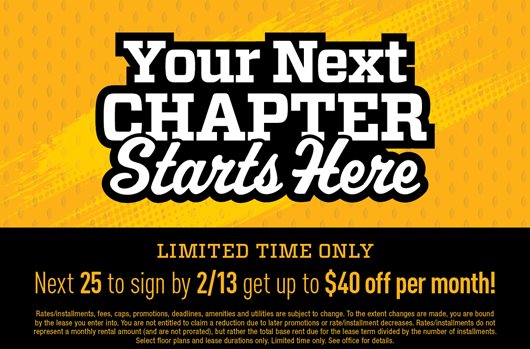 Next 25 to sign by 2/13 get up to $40 off per month