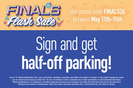 Finals Flash Sale