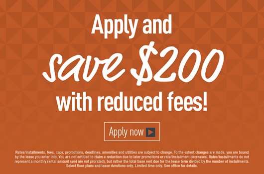 Apply with reduced fees!