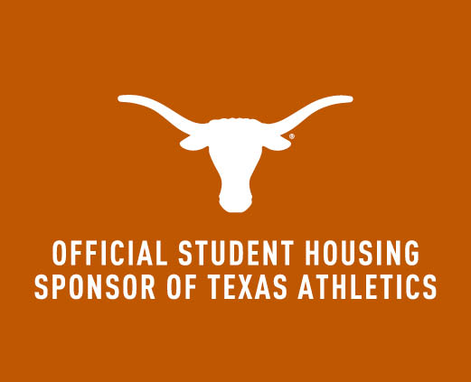 Official Student Housing Sponsor of Texas Athletics 