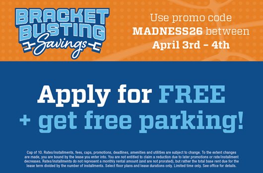Bracket Buster Flash Sale | Apply For Free and get Free Parking | Cap of 10