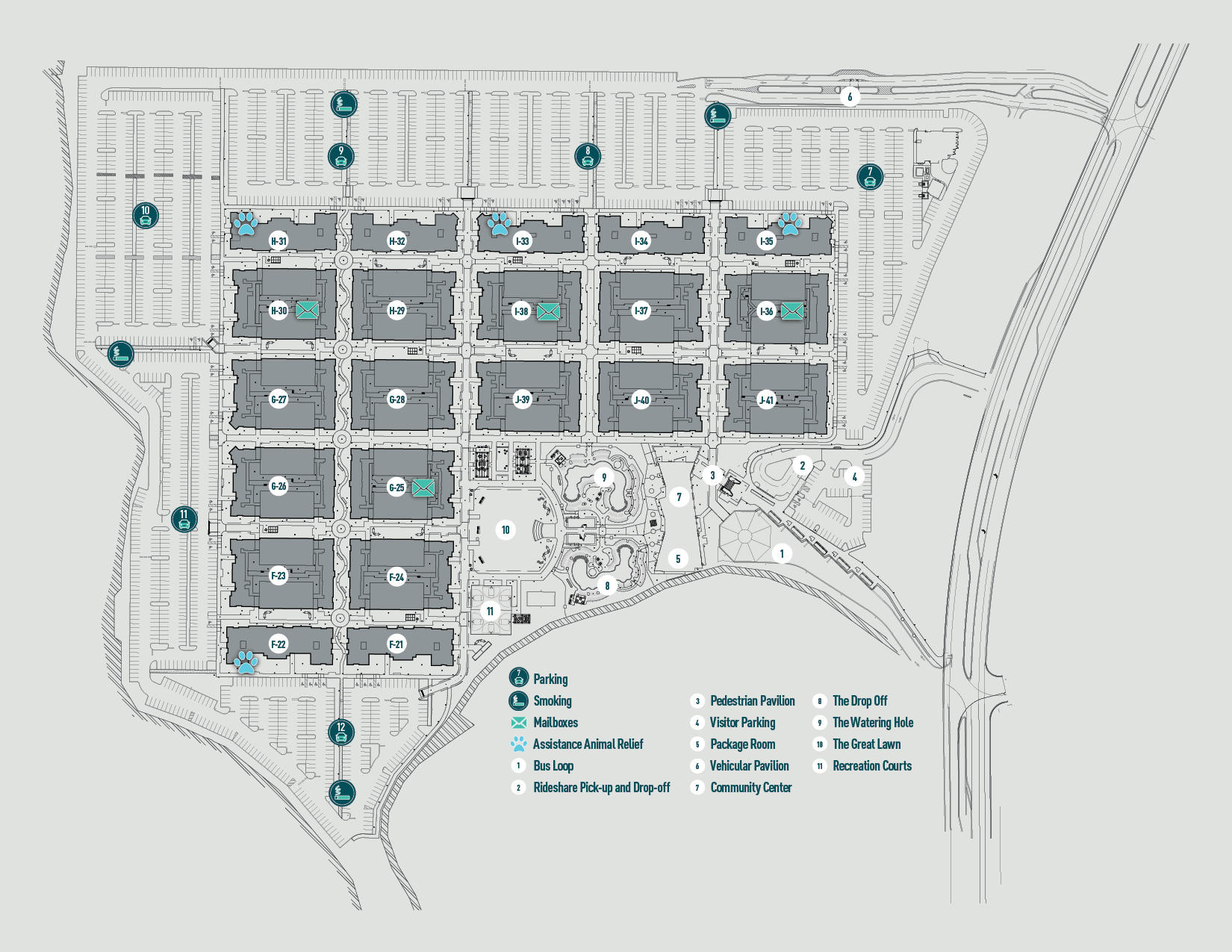 Site Map Flamingo Crossings Village DCP Housing