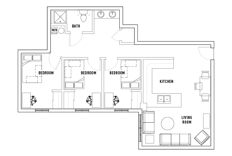 Floor Plans U Point Syracuse Student Housing Syracuse, NY
