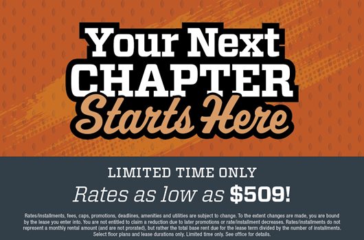 Rates as low as $509
