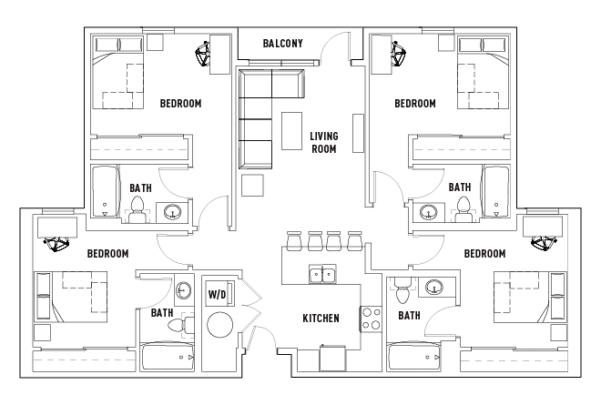 4 Bed - 4 Bath A