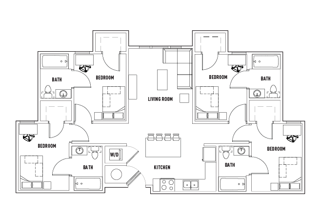 2 Bed - 2 Bath B Phase 9