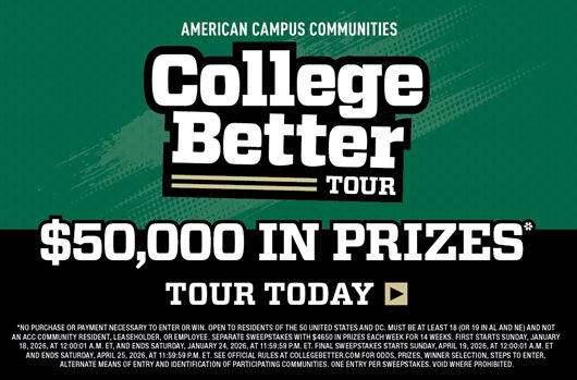 College Better 26. $50,000 in prizes. Learn more!
