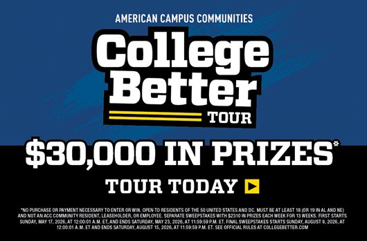 College Better Tour! Enter to win $30,000 in prizes