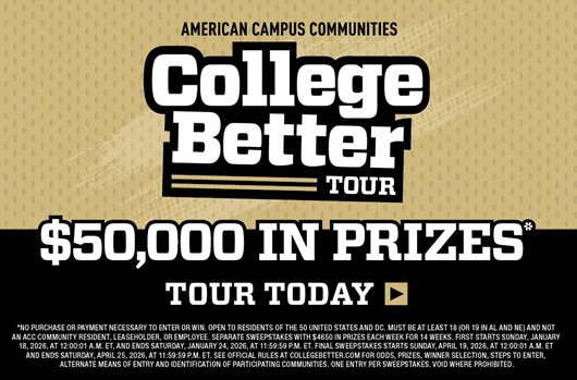 College Better Tour - $50,000 in prizes