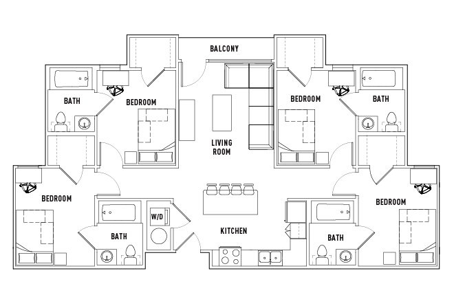 4 Bed - 4 Bath