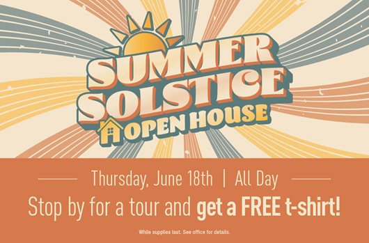 Open House on June 18 all day. Stop by for a tour and get a free UF t-shirt.