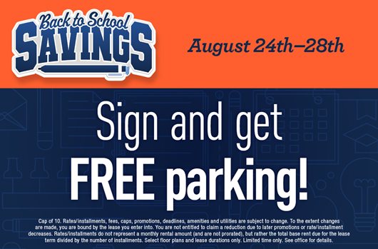 Back to school flash sale