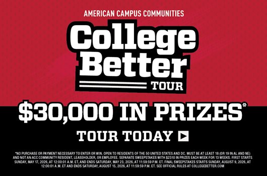 College Better Tour - $30,000 in prizes
