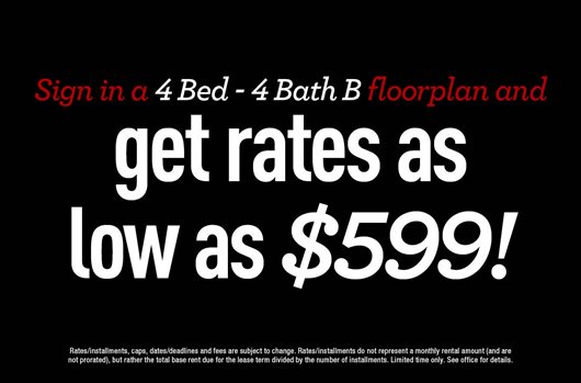 Sign now and get rates as low as $599!