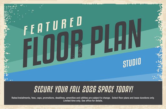 Featured floor plan: Studio