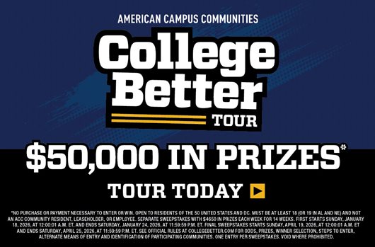 College Better | $50,000 in prizes | Take a Tour and Enter to Win>