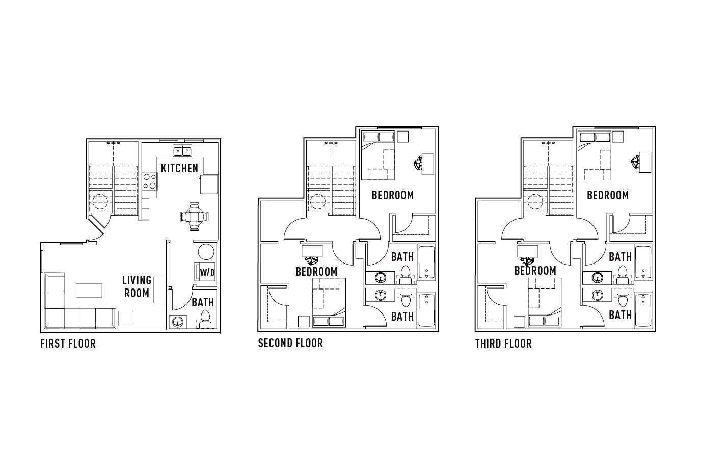 4 Bed - 4.5 Bath Townhome