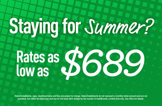 Staying for summer?