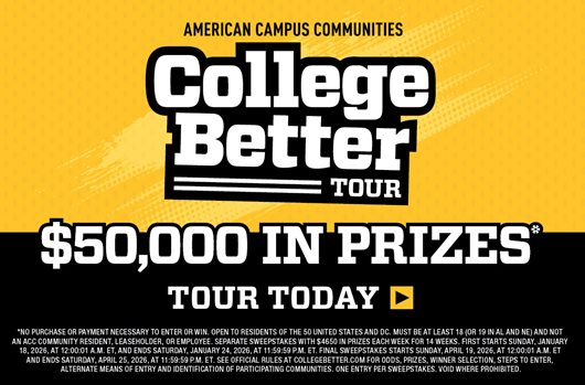 College Better Tour - $50,000 in prizes
