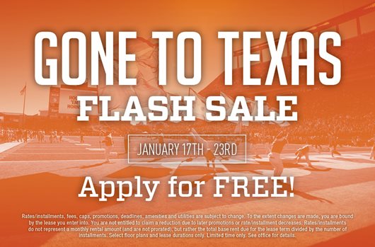 Gone to Texas Flash Sale