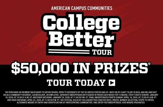 College Better Tour - $50,000 in prizes
