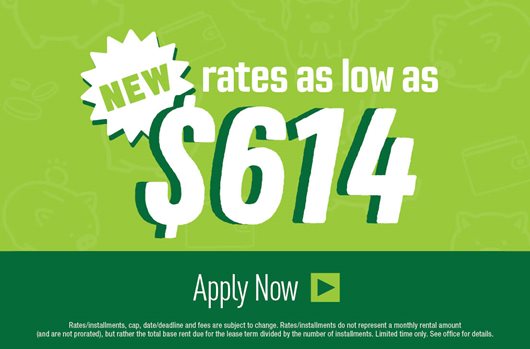 New rates as low as $614! Apply now >