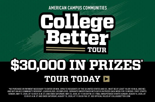 College Better Tour - $30,000 in prizes. Tour today >